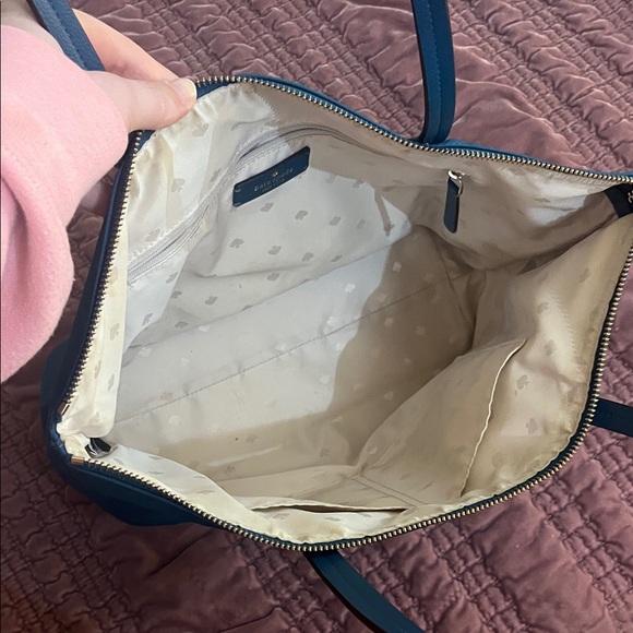 Kate Spade Teal Tote Bag - Picture 7 of 10